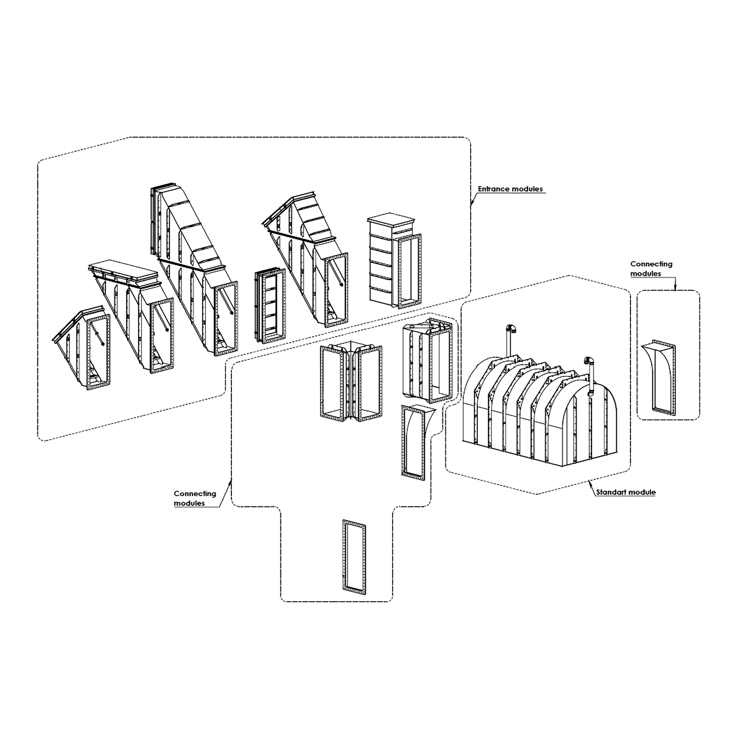 Plastic Form Bomb Shelter