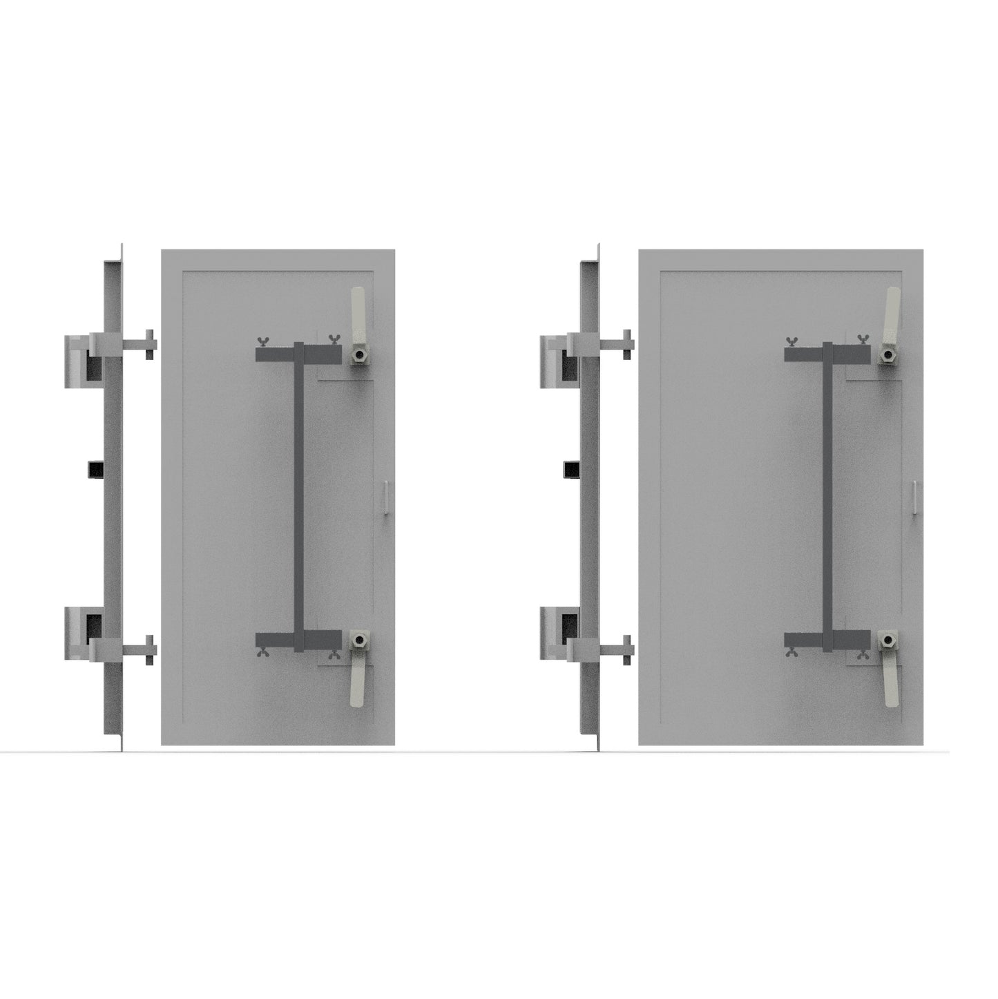 80 cm Swiss Concrete-Filled Gas-Tight Blast Door