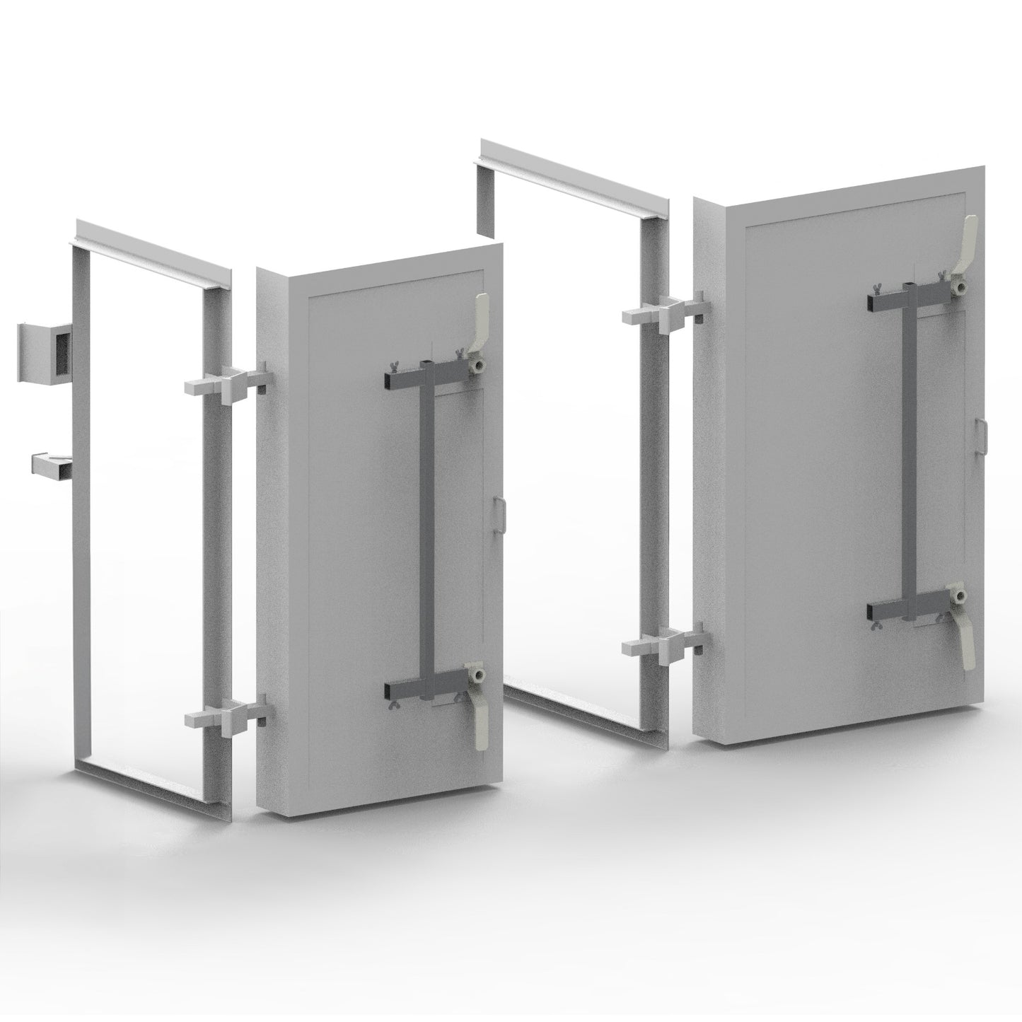 80 cm Swiss Concrete-Filled Gas-Tight Blast Door