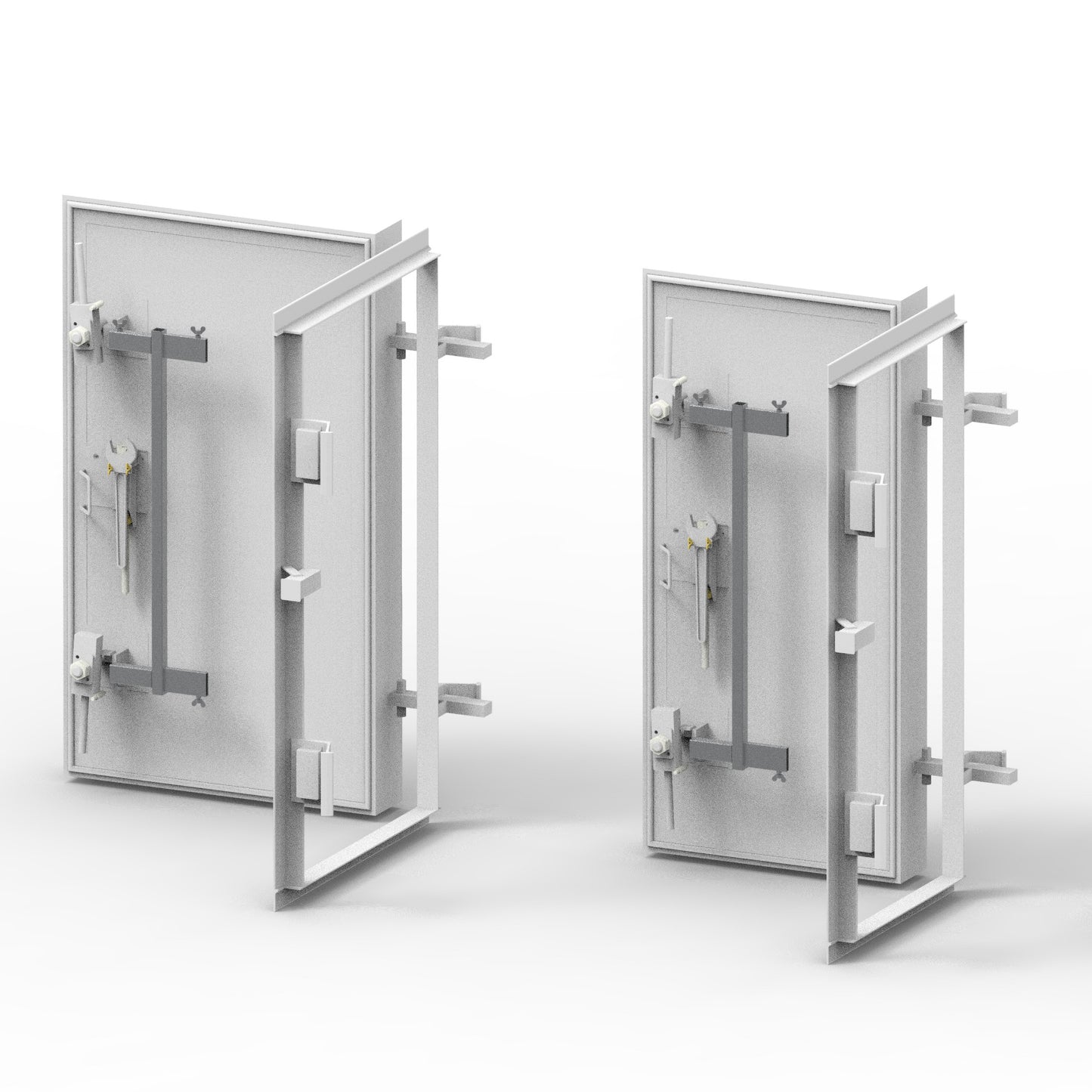 80 cm Swiss Concrete-Filled Gas-Tight Blast Door