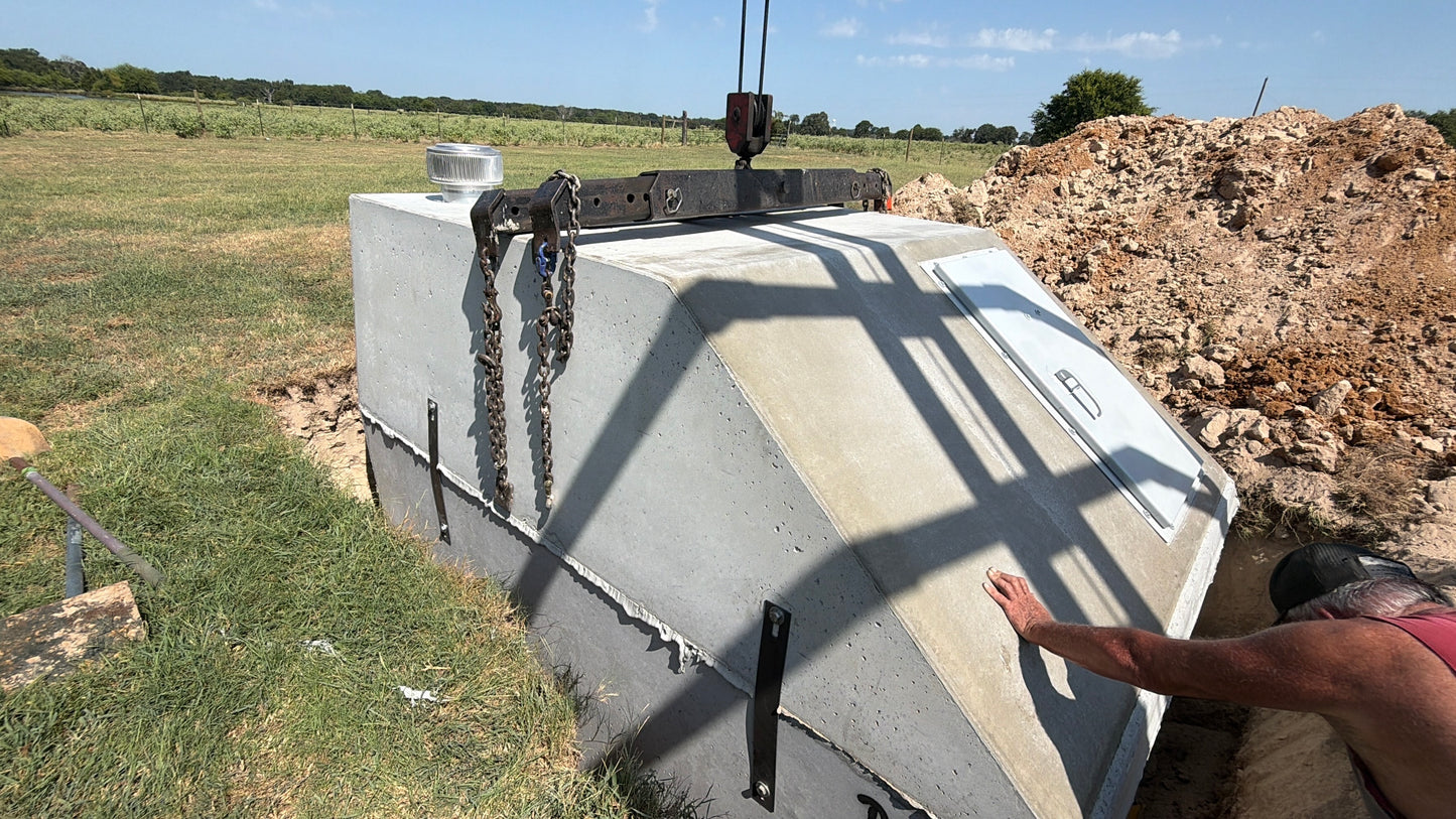 Precast Tornado Shelter Jumbo 10 Person Shelter