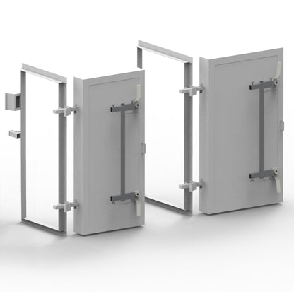 100 cm Swiss Concrete-Filled Gas-Tight Blast Door